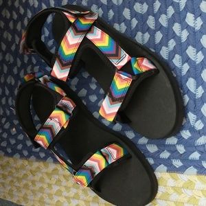 Target Pride Three Strap Sandal